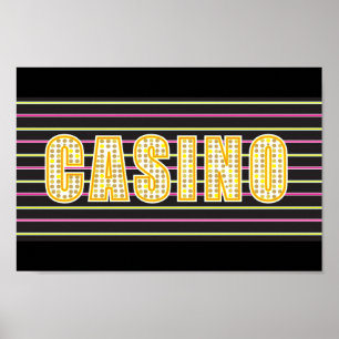 Poster Sinal de Casino