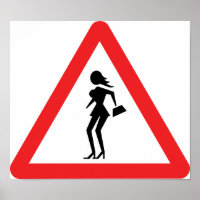Sinal de Caution Prostitute (Attenzione Prostitute