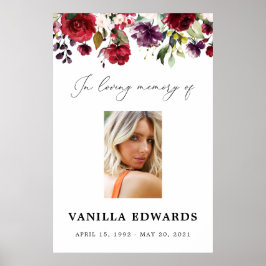 Poster Sinal de Celebração de Vida em Borgonha, Sinal de