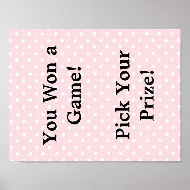 Póster Sinal de chá de fraldas (Frente)