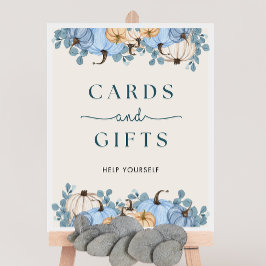 Poster Sinal de Chá de fraldas de Abóbora