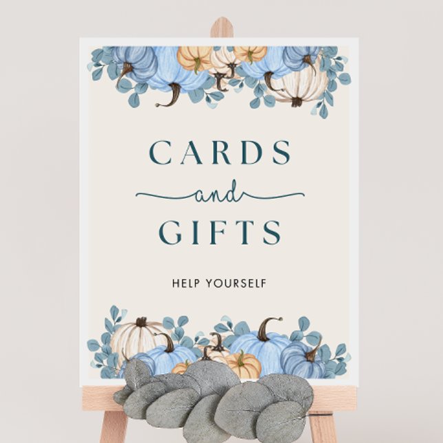 Poster Sinal de Chá de fraldas de Abóbora (Criador carregado)