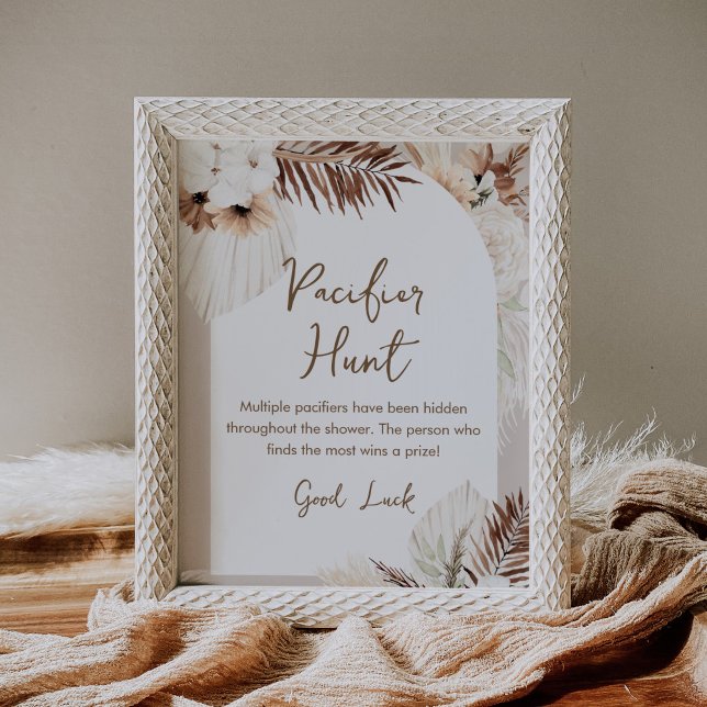 Poster Sinal de Chá de fraldas de Dupla Pacificadora SIER (Criador carregado)