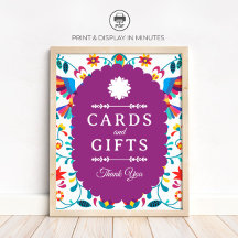 Sinal de Chá de Noiva Fiesta Cards and Gifts