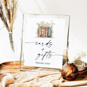 Poster Sinal de Chás de panela de Storybook Cartões e pre