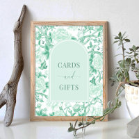 Sinal de Chinoiserie Elegante para Cartas e Oferta