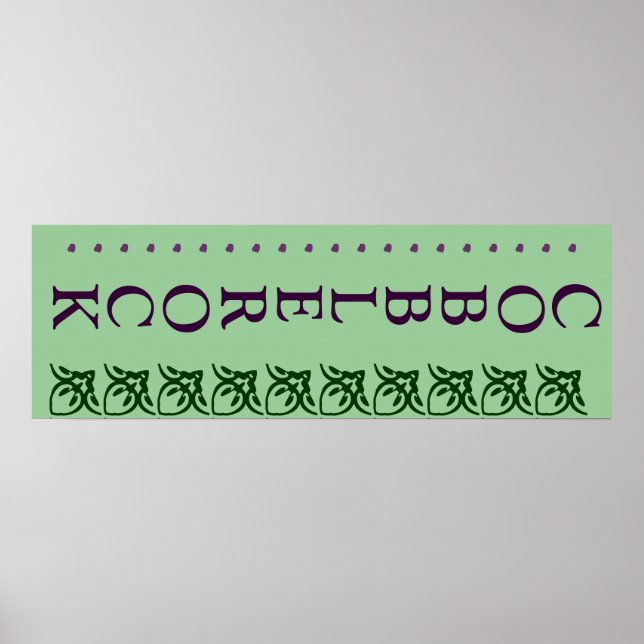 PÓSTER SINAL DE COBBLEROCK (Frente)