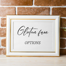 Poster Sinal de Comida de Casamento Imprimível Gratuito G