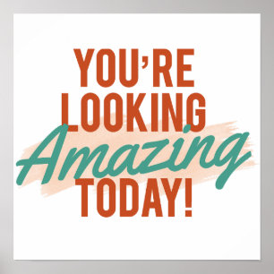 Poster Sinal de Complemento Retro Saudação/Bem-vindo