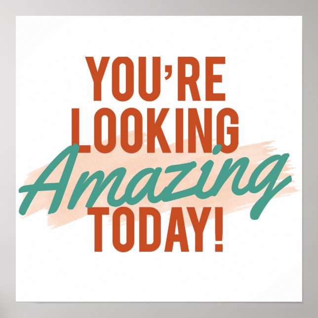 Poster Sinal de Complemento Retro Saudação/Bem-vindo (Frente)