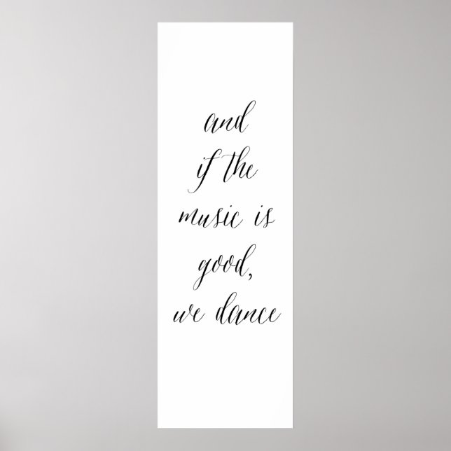 Poster Sinal de dança da cozinha 2 (Frente)