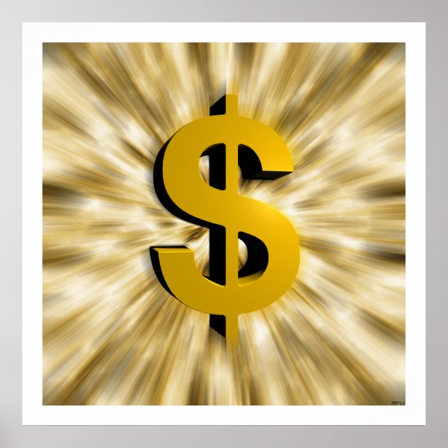 Póster Sinal de Dinheiro (Frente)