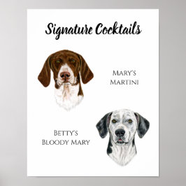 Poster Sinal de Dog Signature Drink