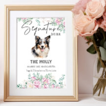 Sinal de Dor de Assinatura do Cachorro de Borda