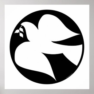 Poster Sinal de Dove of Peace