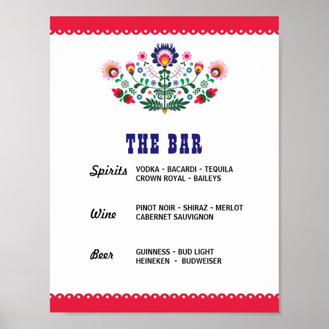 Poster Sinal de Engajamento do Evento de Festa The Bar (Frente)