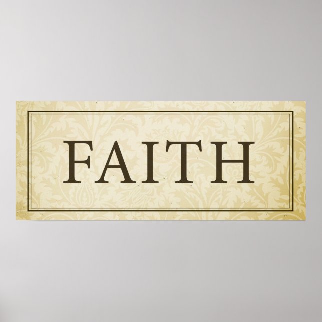 Poster Sinal de esperança/Plaque (Frente)