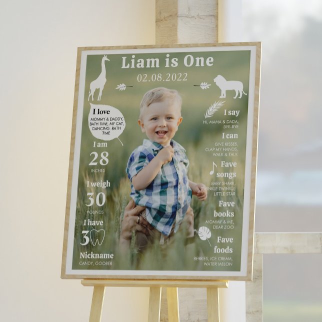 Poster Sinal de Etapa de Foto do primeiro aniversario Mod (Criador carregado)