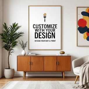 Poster Sinal de exibição de evento de Vazio personalizáve