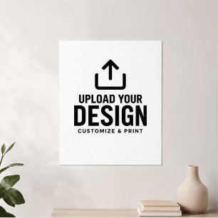 Poster Sinal de Exposição Comercial 8x10" Personalizável