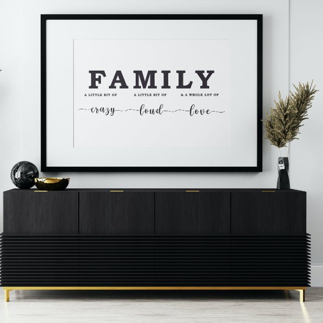 Poster Sinal de família um pouco de loucura (Criador carregado)