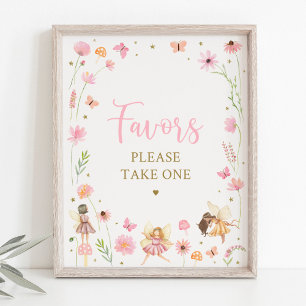 Poster Sinal de Favor de Farinha de Jardim Láteo