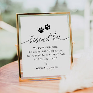 Poster Sinal de Favor do Casamento do Biscoito EVERLEIGH