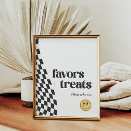 Poster Sinal de Favor Retroativo Verificado do legal Meni