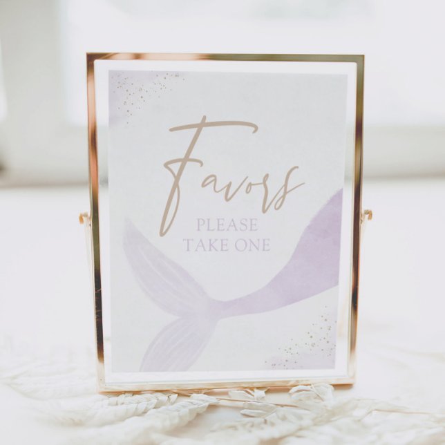 Poster Sinal de Favoritos de Aniversário para Menina Roxa (Criador carregado)