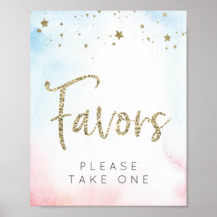 Poster Sinal de Favoritos de Reverso