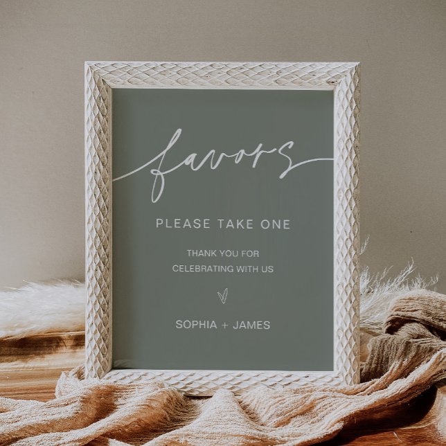 Poster Sinal de Favoritos do Casamento SAGE (Criador carregado)