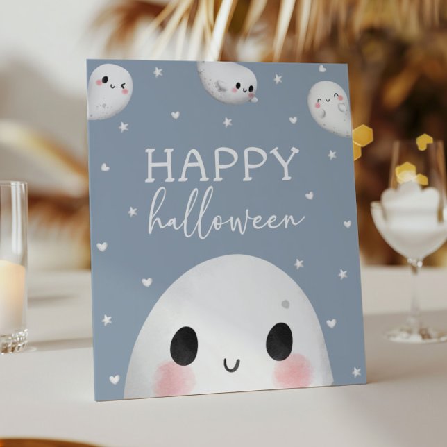 Poster Sinal de Feliz Dia das Bruxas, Cute Spooky (Criador carregado)