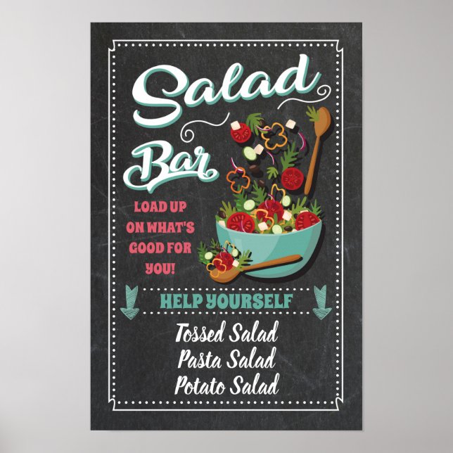 Poster Sinal de Festa de Barra de Salada (Frente)