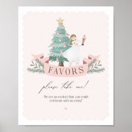 Poster sinal de festa de favoritos de festa de aniversári