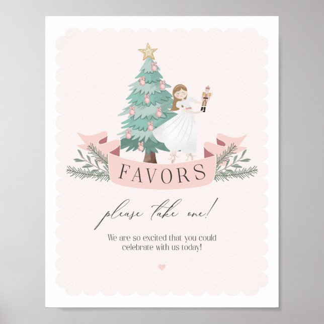 Poster sinal de festa de favoritos de festa de aniversári (Frente)