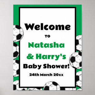 Poster Sinal de Festa de Futebol Personalizado