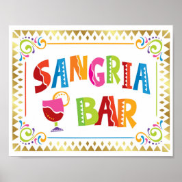 Poster Sinal de Festa do BAR SANGRIA