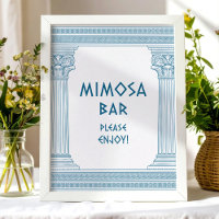 Sinal de festa no Mimosa Bar para evento temático