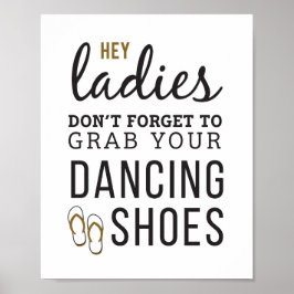 Poster Sinal de flutuação simples de Sacudir 8x10