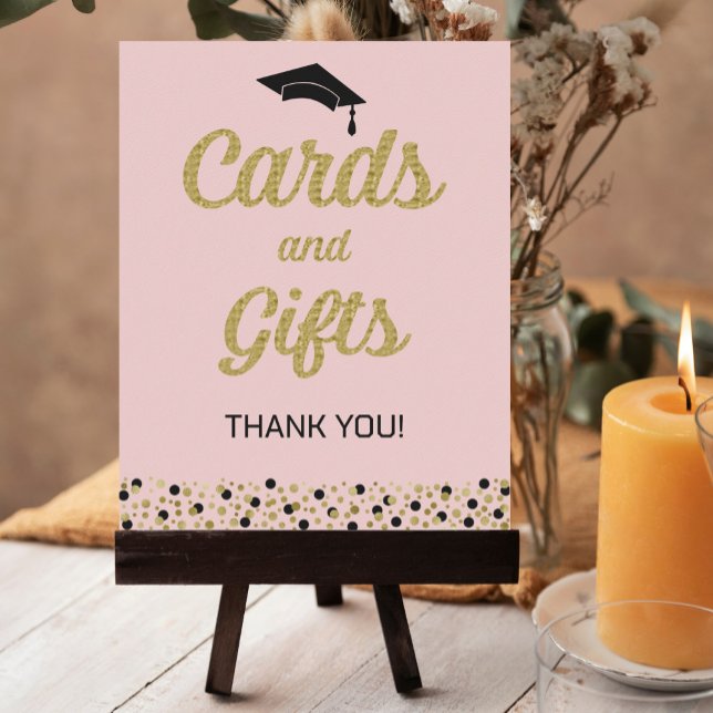 Poster Sinal de Formando de Confetti Cards & Gifts de Scr (Criador carregado)