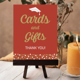 Poster Sinal de Formando de Confetti Cards & Gifts de Scr