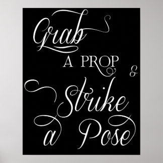 Poster Sinal de Foto Booth de Casamento