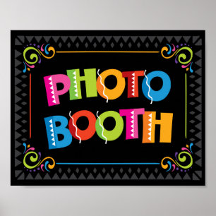Poster Sinal de Fotografia em Cabine de Festa Fiesta Impr