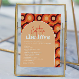Poster Sinal de Fotos de Casamento Capture O Amor