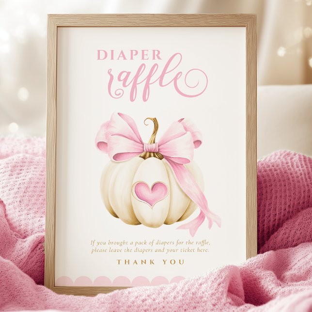 Poster Sinal de Fralda de Bompkin Coquette (Criador carregado)