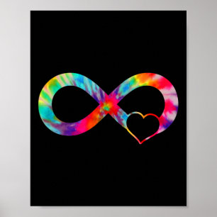 Poster Sinal de Infinidade do Coração Neurodiversity Awar