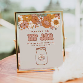 Poster Sinal de Jar de Parentalidade do Groovy