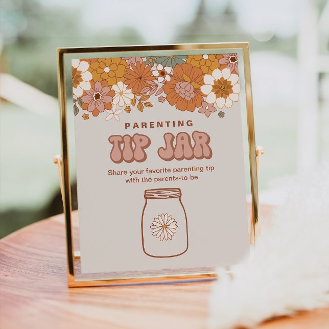 Poster Sinal de Jar de Parentalidade do Groovy (Criador carregado)