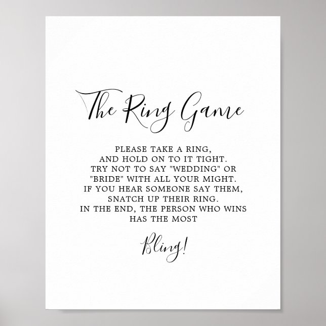 Poster Sinal de Jogo Minimalista (Frente)