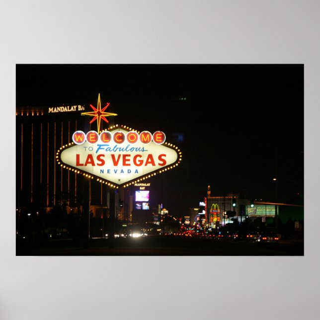 Póster Sinal de Las Vegas (Frente)